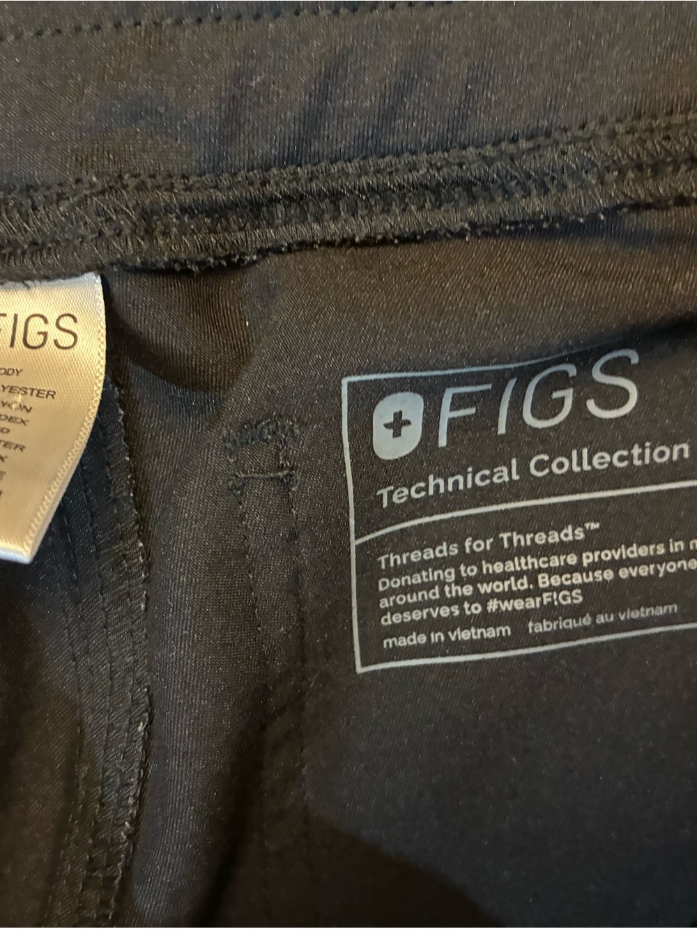 Figs Women’s Medium Black Scrubs Medical Pants Lot Of 2 - Picture 5 of 10